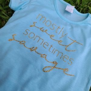 Mostly sweet sometimes savage toddler tshirt